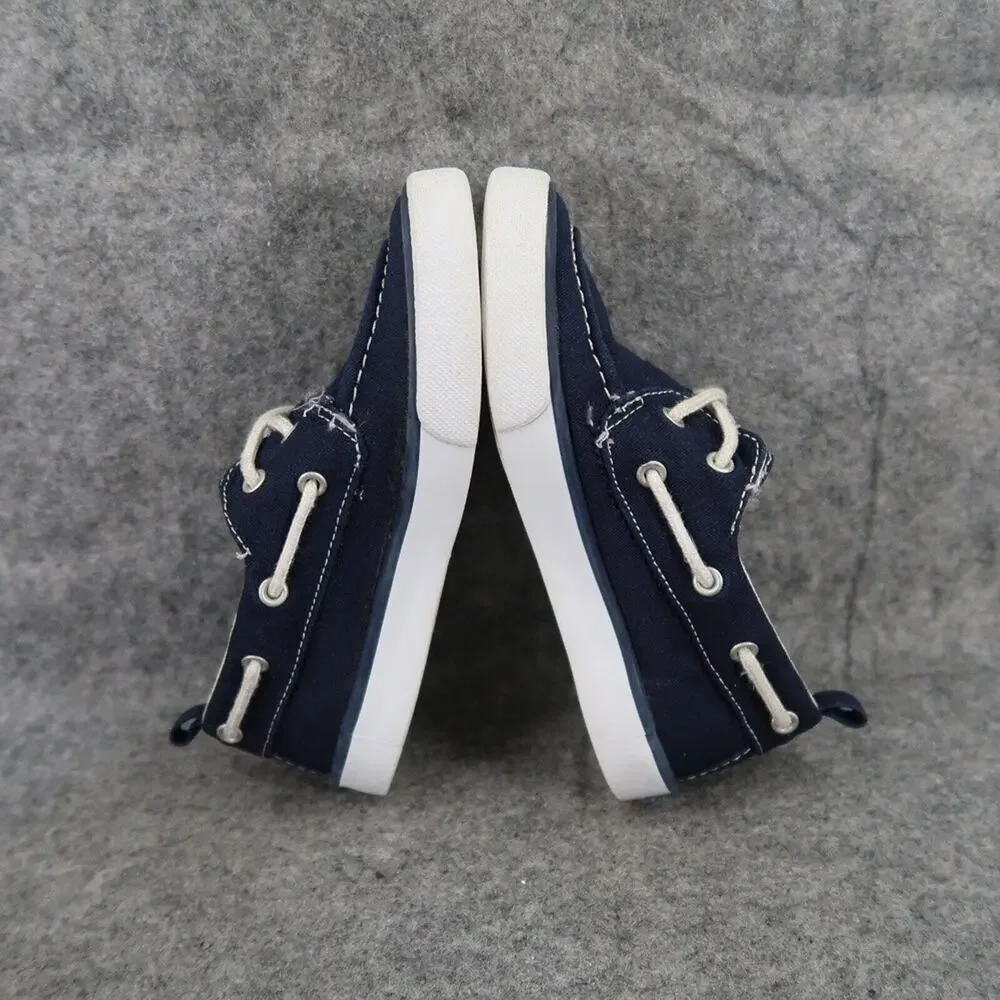 Gymboree Shoes Kids 11 Boat Sneaker Casual Lifestyle Active Fabric Blue Toddler